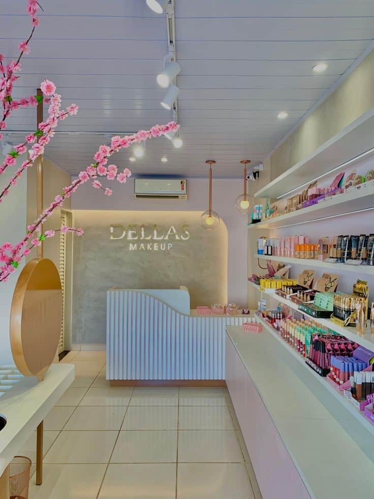 Mẫu thi công shop quà tặng đẹp và hiện đại