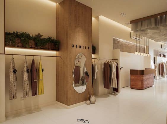 Thi công shop quần áo đẹp hiện nay