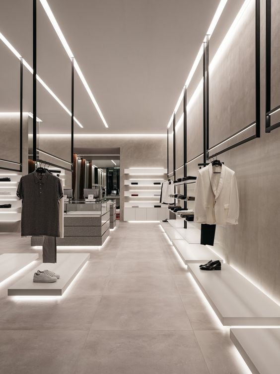 Những mẫu thi công shop quần áo
