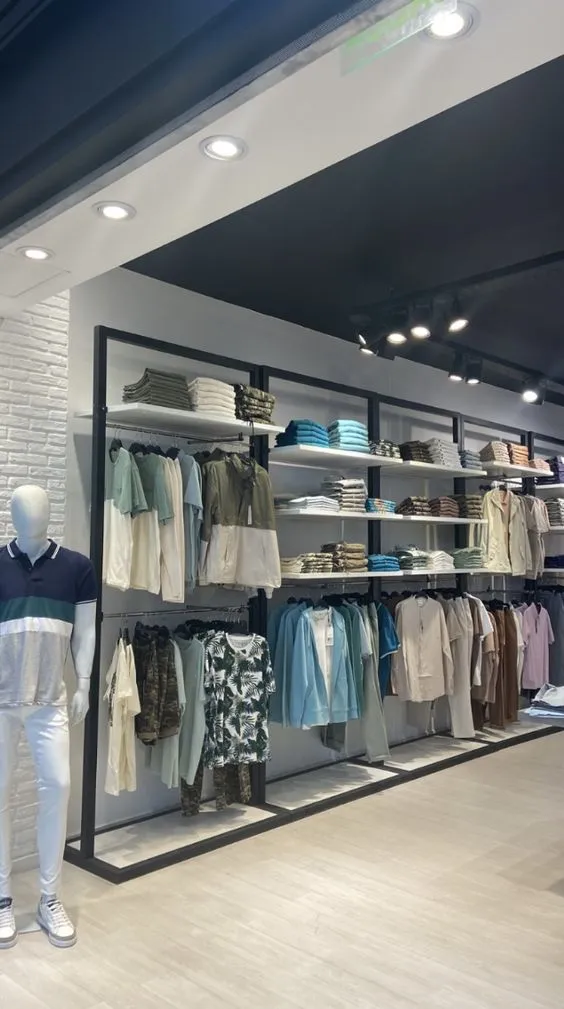 Thi công shop quần áo nam 7 mẫu thiết kế chất lượng 8 Mẫu thi công shop quần áo nam chuyên nghiệp hiện nay
