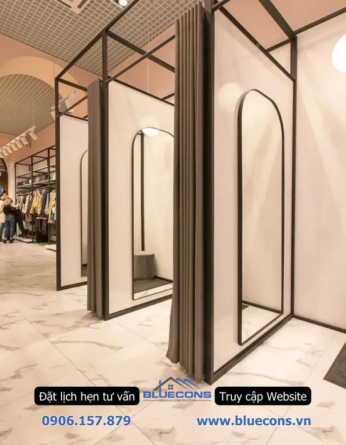 Thi công shop thời trang nam nhỏ đẹp đơn giản TPHCM 4 Thi công shop thời trang nam nhỏ đẹp đơn giản TPHCM