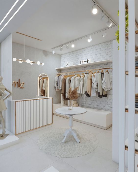 Mẫu thi công shop quần áo trẻ em đẹp hiện nay