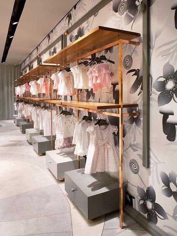 Thi công shop quần áo trẻ em đẹp trọn gói