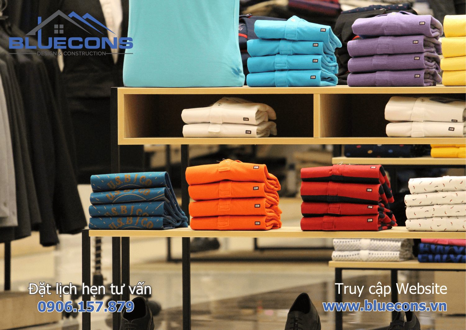 Giá thiết kế thi công shop mới nhất 2024