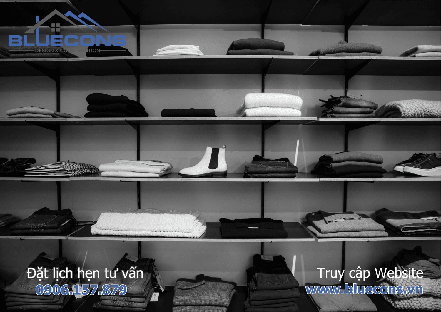 Thi công shop thời trang cao cấp xu hướng nhất năm 2024