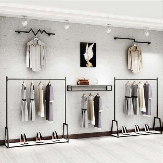 Những mẫu thi công shop thời trang công sở hiện nay