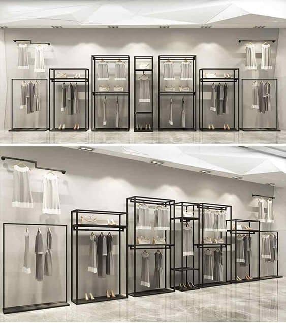 Thi công shop thời trang công sở đẹp và sang trọng đẳng cấp