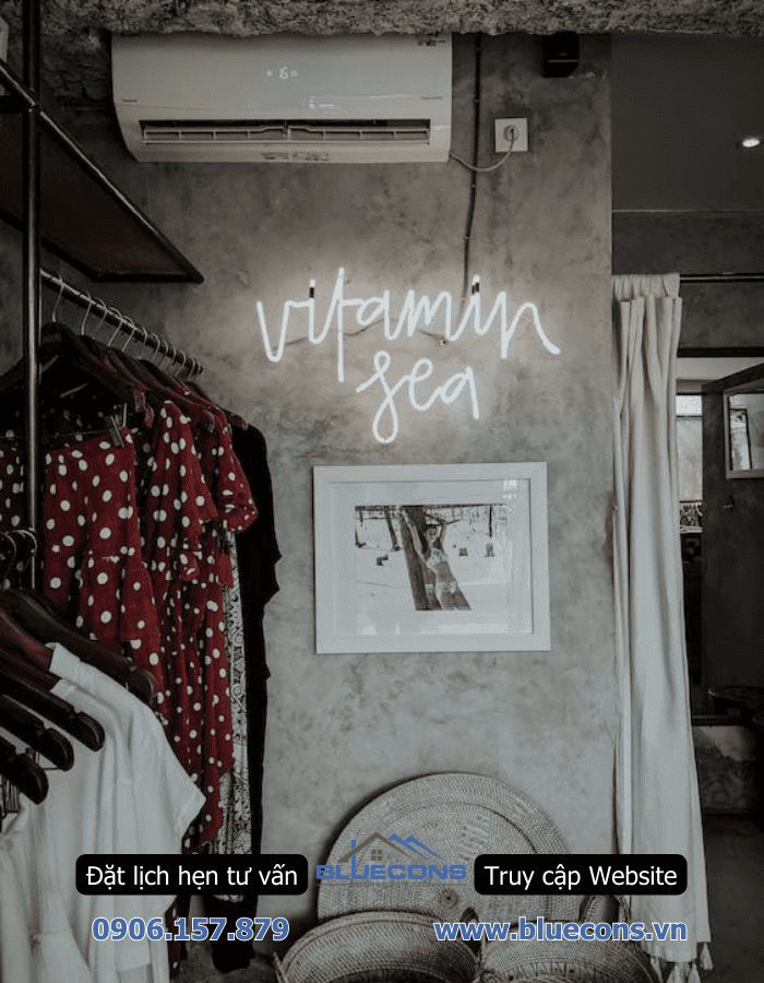 Thi công shop thời trang đẹp, quần áo nam nữ đơn giản TPHCM