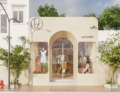 Thi Công Shop Thời Trang Nữ Cao Cấp Phong Cách Sang Trọng 3 Thi công shop thời trang nữ cao cấp và sang trọng