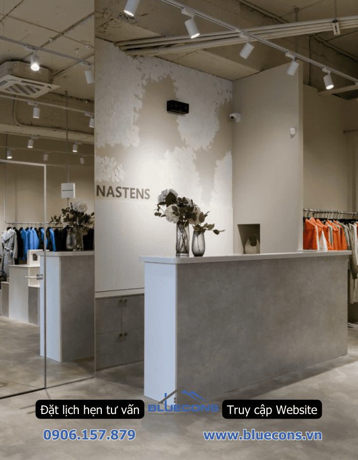 Thi công shop thời trang nữ TPHCM trọn gói, giá rẻ