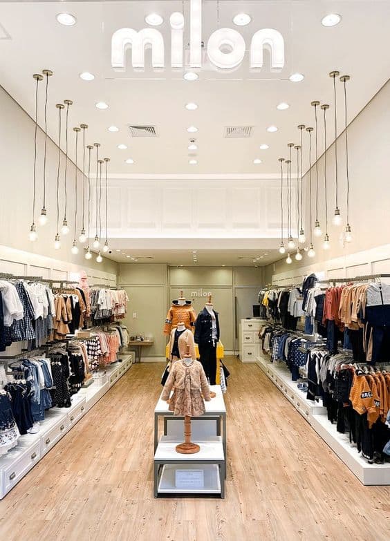 Thi công shop thời trang trẻ em chuyên nghiệp hiện nay