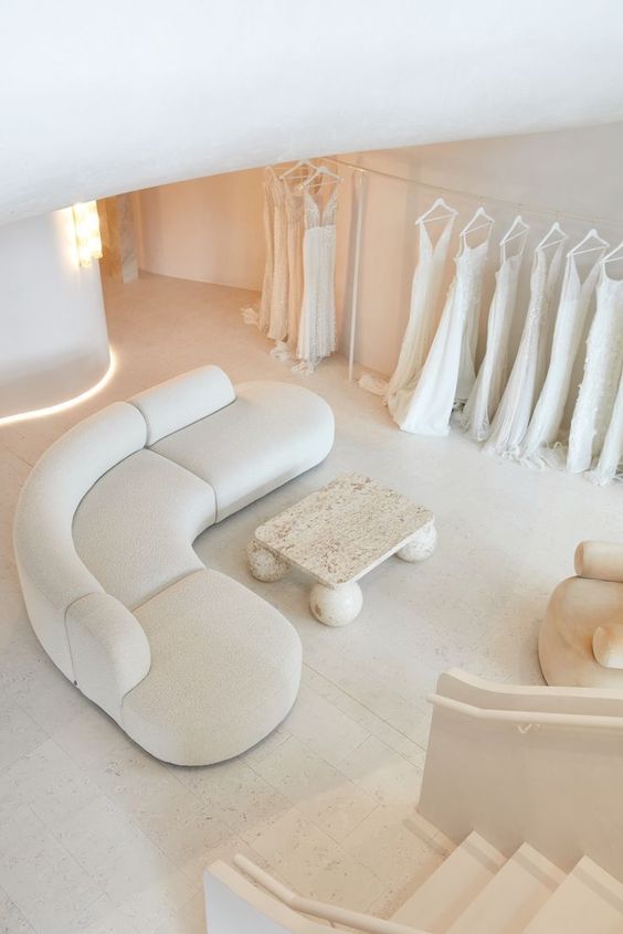 Những mẫu thi công shop trang phục cưới tuyệt đẹp