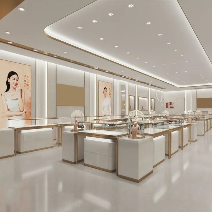 Thi công shop trang sức 0906.157.879 trọn gói giá tốt tại TPHCM. 2 Thi công shop trang sức đẹp tại TPHCM
