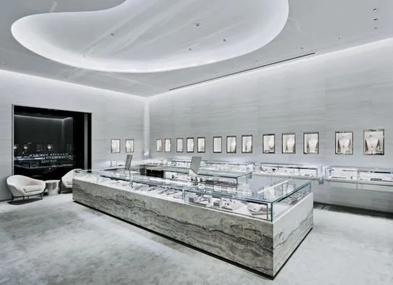 Những mẫu thi công shop trang sức đẹp