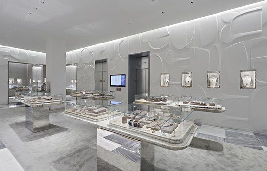 Mẫu thi công shop trang sức đẳng cấp hiện nay