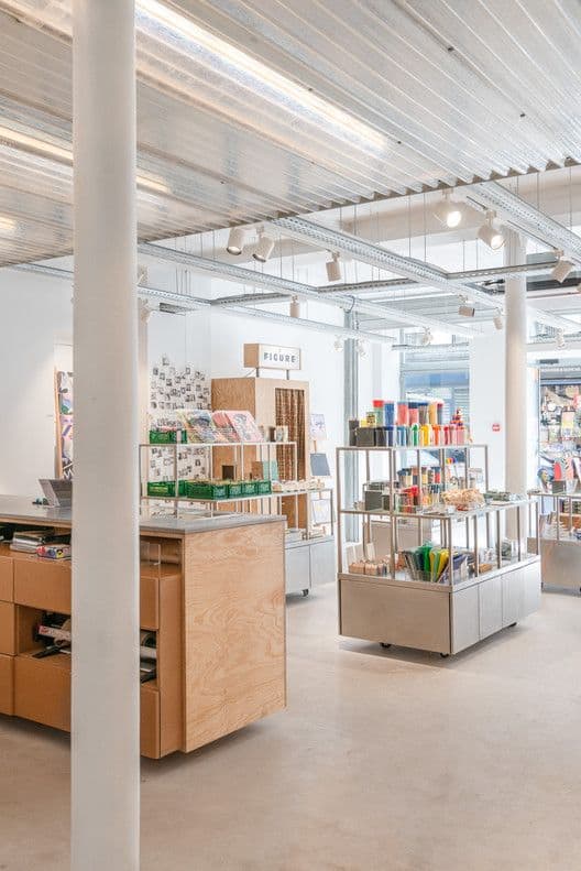 Mẫu thi công shop văn phòng phẩm đẹp