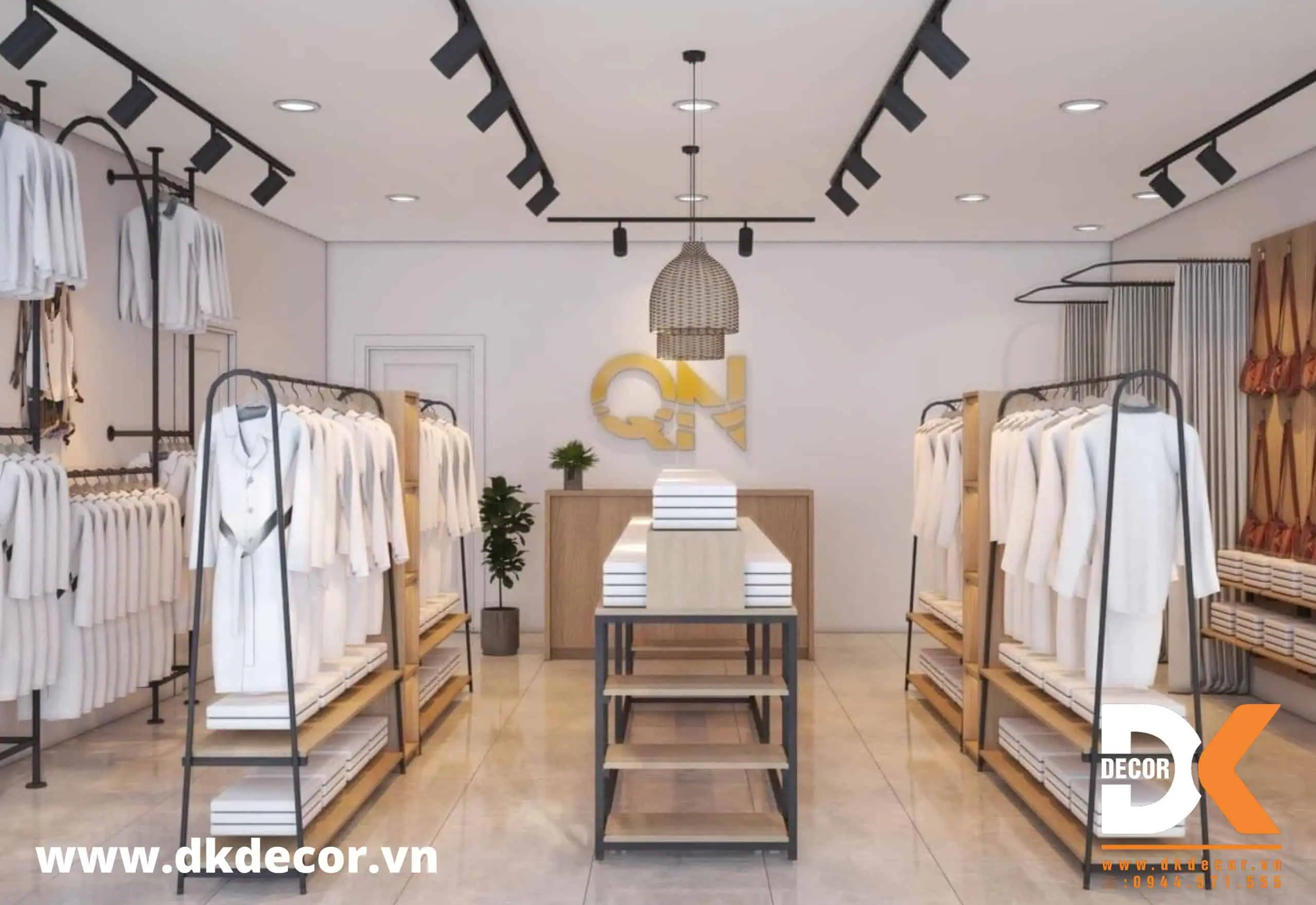 Mẫu thi công shop