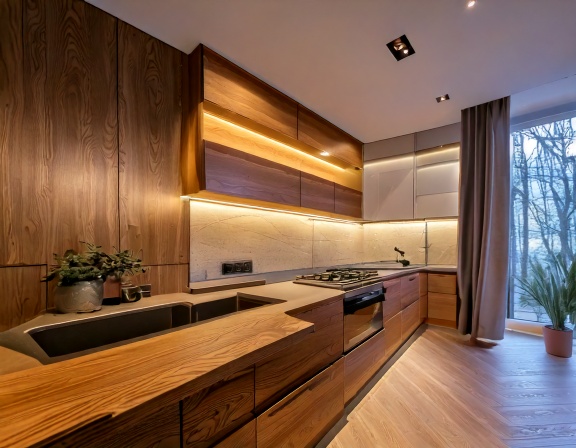 Thi Cong Tu Bep Chung Cu 2