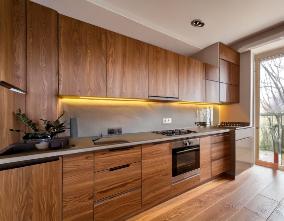 Thi Cong Tu Bep Chung Cu 4