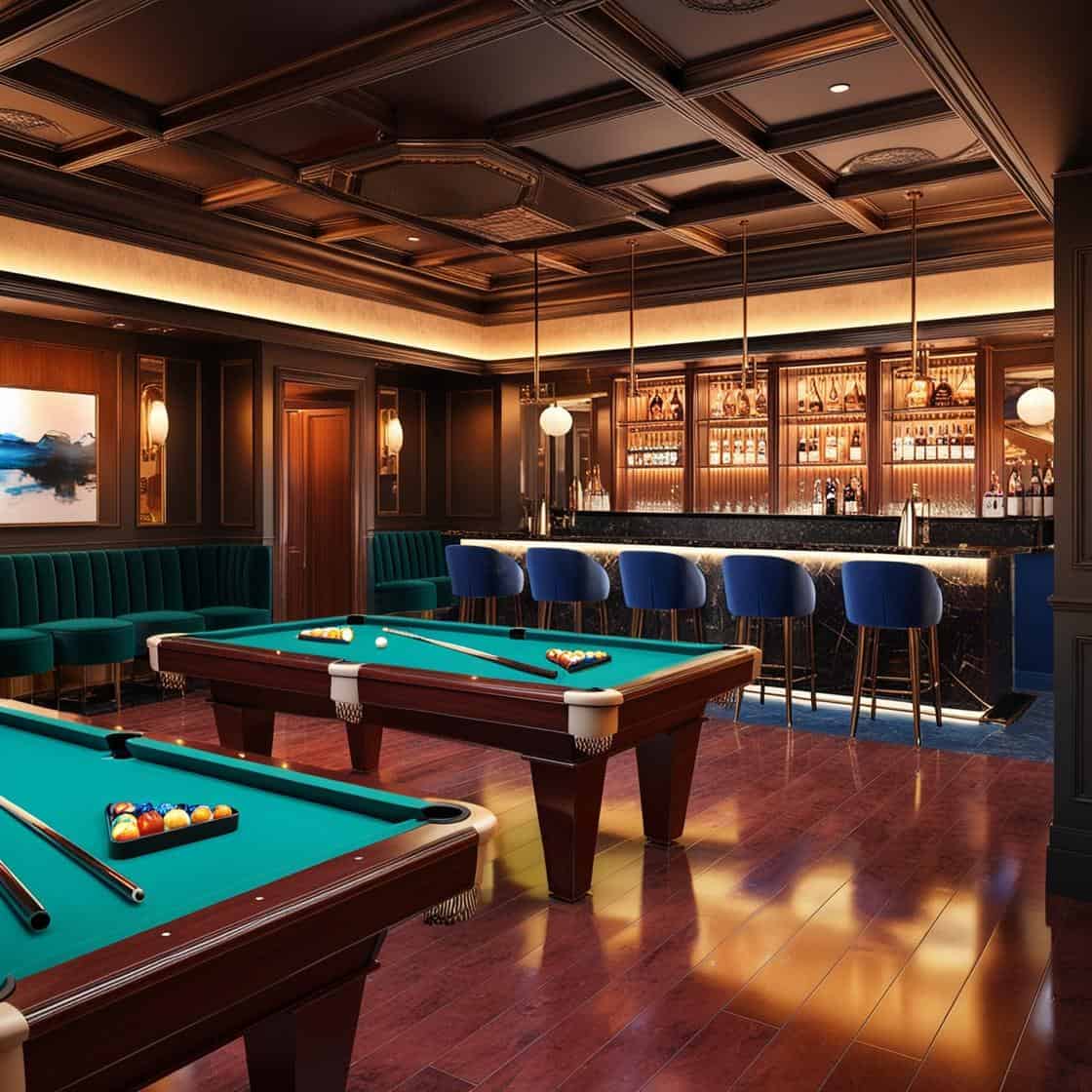 thiết kế Quầy bar pha chế trong Quán Bida đẹp hiện đại