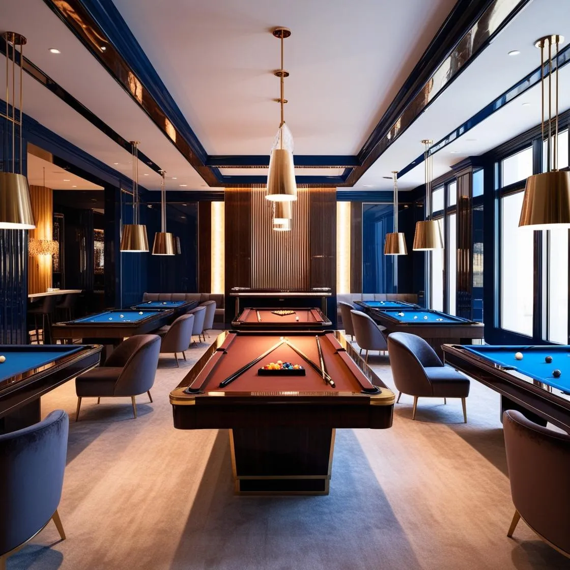 thiết kế Trang trí quán bida hiện đại 300m2 (1)