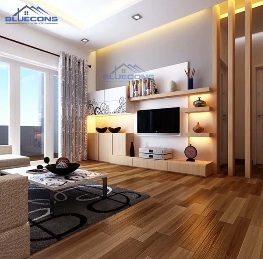 Màu nội thất ấn tượng Thiết kế nội thất phòng khách