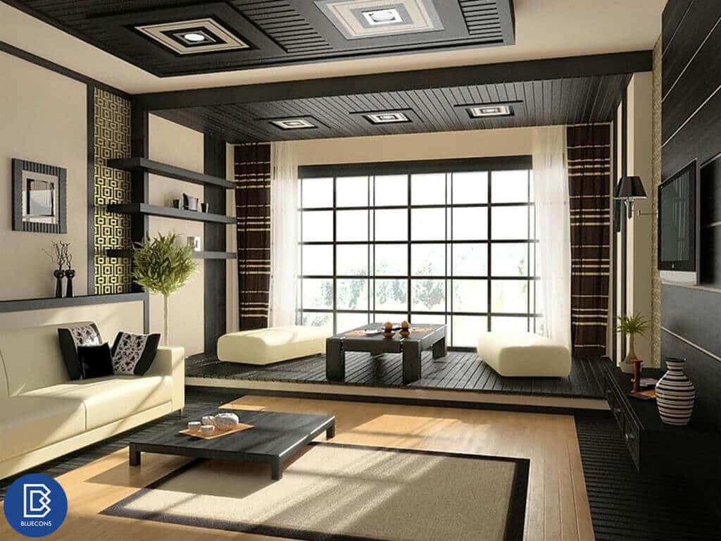 Thiết kế nội thất chung cư phong cách hiện đại sáng tạo giúp đón ánh sáng tự nhiên từ bên ngoài