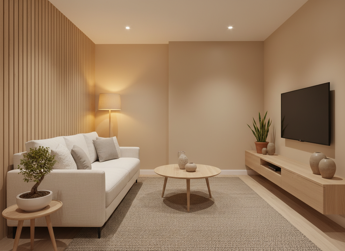 Thiet Ke Noi That Nha Pho Gia Re Phong Cach Japandi Go Sang Duong Net Toi Gian