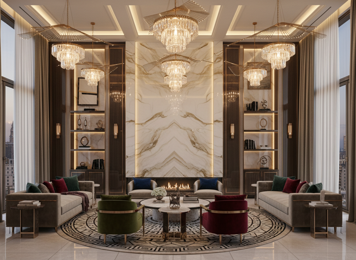 Thiet Ke Noi That Nha Pho Tron Goi Phong Cach Luxury Da Op Vach Den Trang Tri