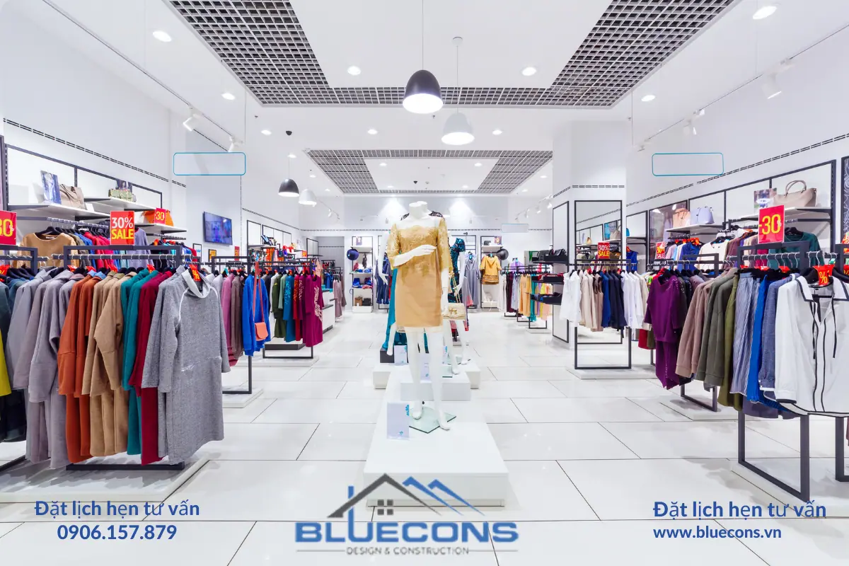 Thiết Kế Nội Thất Shop Thời Trang Tại Bluecons: Cánh Cửa Đưa Bạn Đến Đỉnh Cao