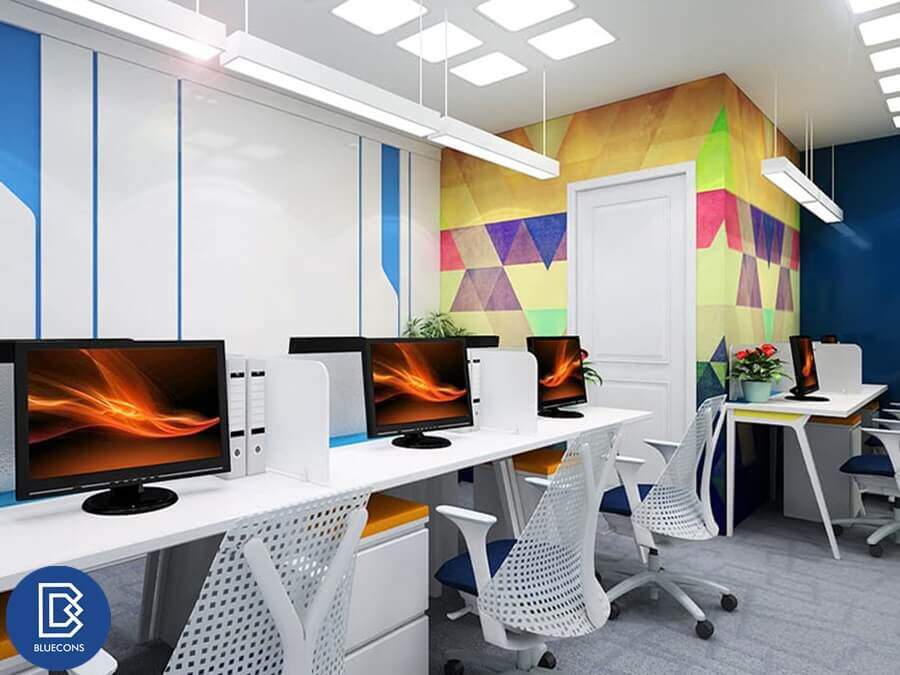 Không gian văn phòng phong cách thiết kế luxury vô cùng sang trọng hoàn hảo đến từng đường nét