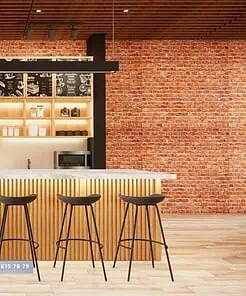 Lợi ích khi lắp đặt mẫu thiết kế quầy bar cafe đẹp sang trọng trong kinh doanh QB006