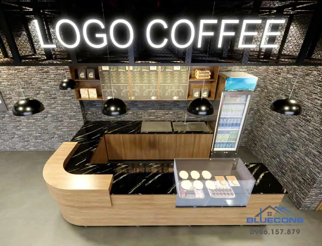 Bí quyết chọn mẫu quầy pha chế cafe bằng gỗ đẹp hút khách 2 mẫu quầy pha chế cafe bằng gỗ