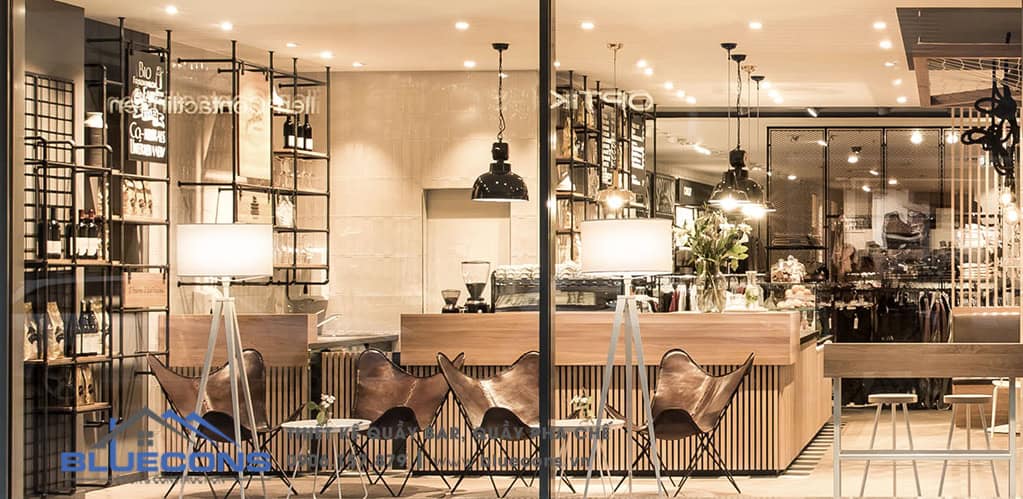 Thiết kế quầy bar, quầy pha chế cho quán cafe đẹp, tinh tế【hút khách hàng】