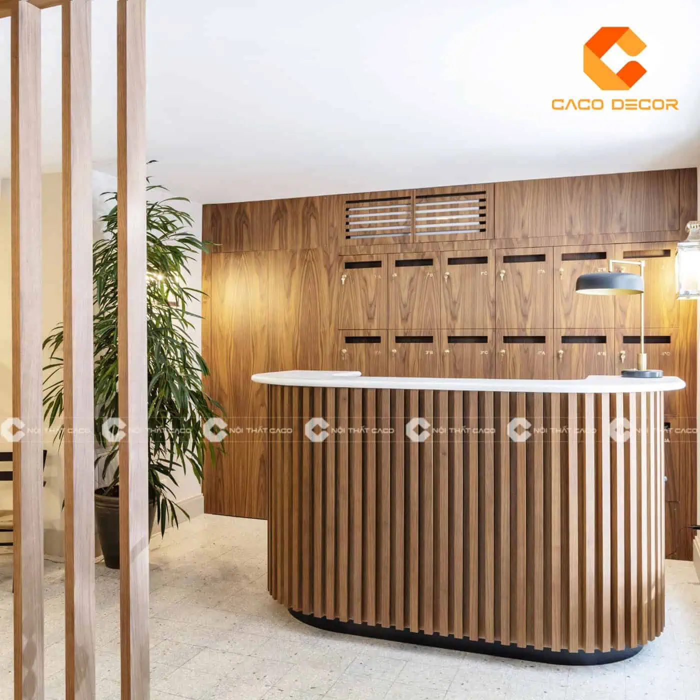 Bố trí quầy lễ tân