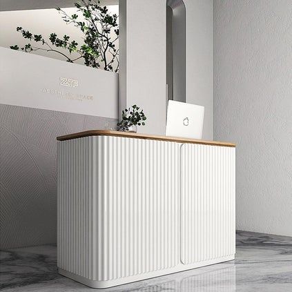 Thiết kế quầy thu ngân xuất khẩu sang trọng