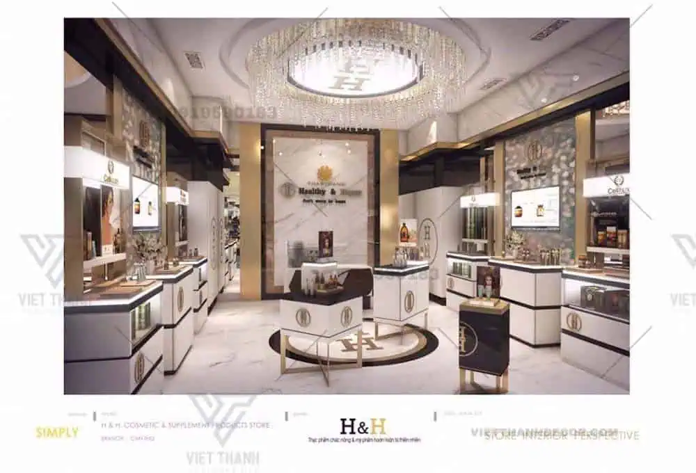 Thi công cửa hàng hiện đại