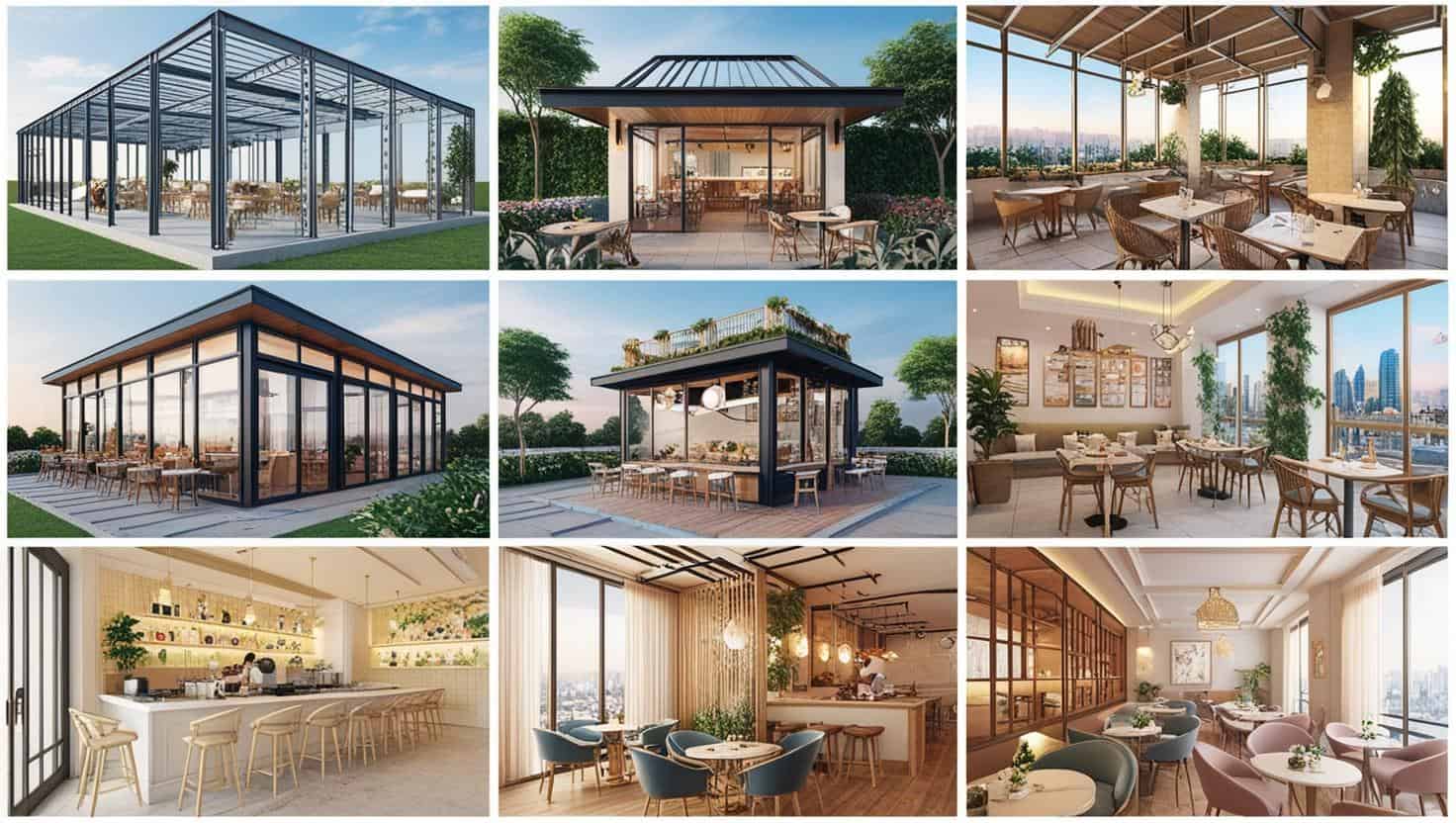 thiết kế thi công nội thất quán cafe (2) thiết kế thi công nội thất quán cafe (2)
