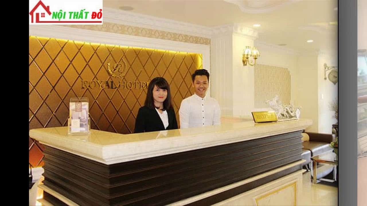 Quầy lễ tân hiện đại và thông minh