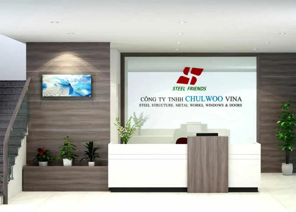 Quầy lễ tân sang trọng