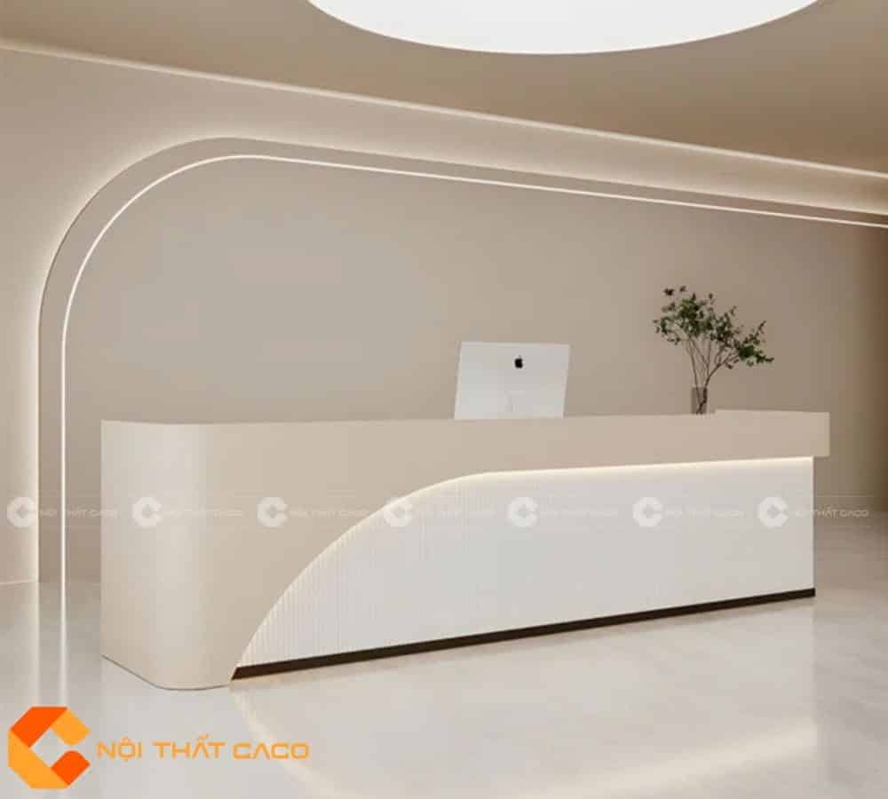 Mẫu quầy lễ tân đẹp