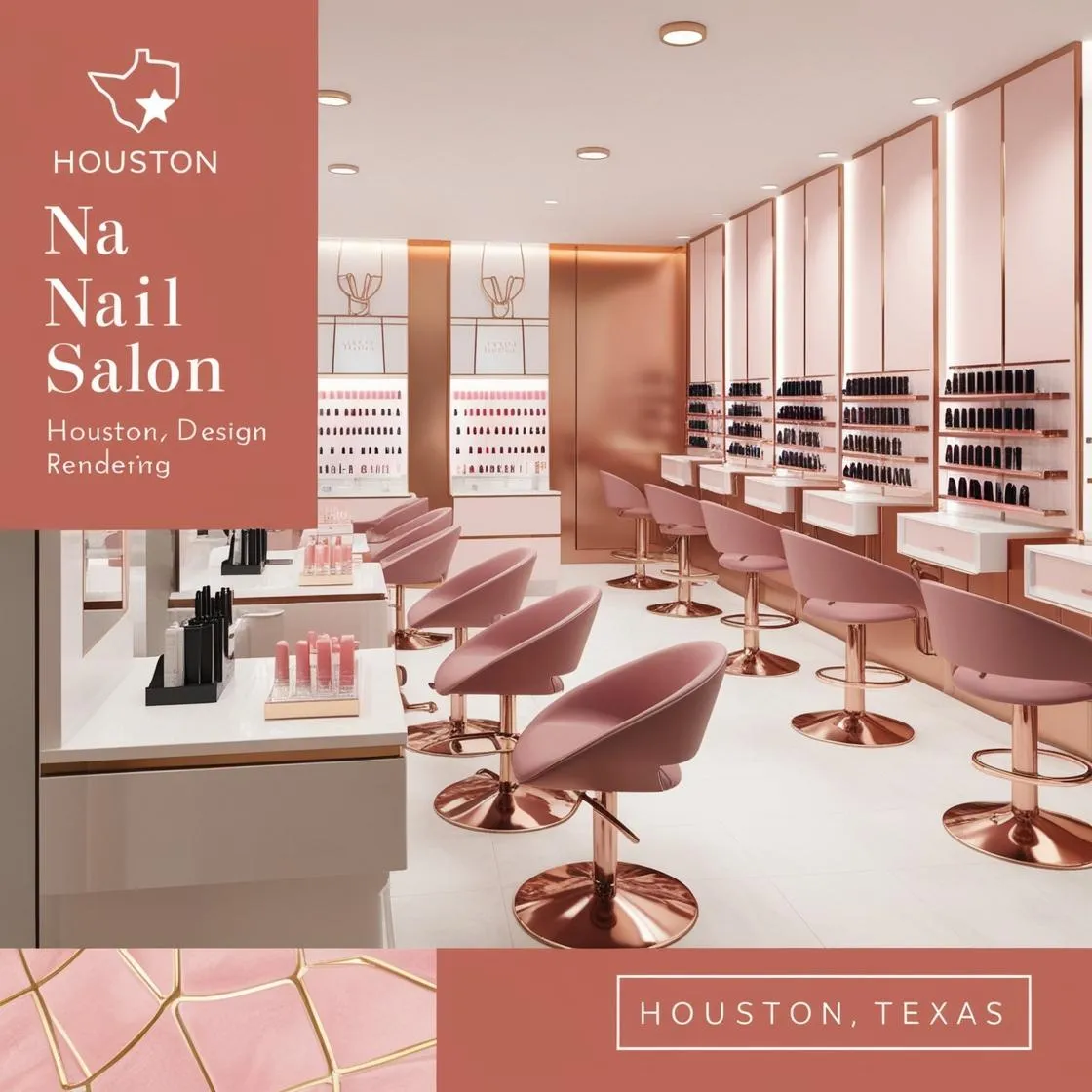 Thiết Kế Tiệm Nail Tại Houston - Nail Salon Design In Houston 8 thiết kế tiệm nail tại Houston_ (3)