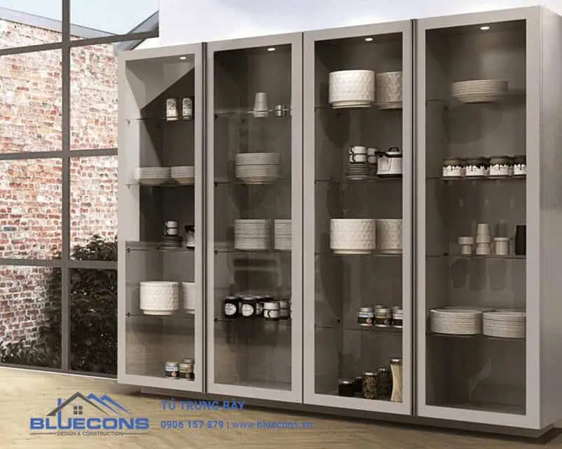 Thiết kế tủ trưng bày ấn tượng và thu hút khách hàng