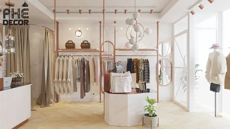 Thiết kế nội thất shop chuyên nghiệp