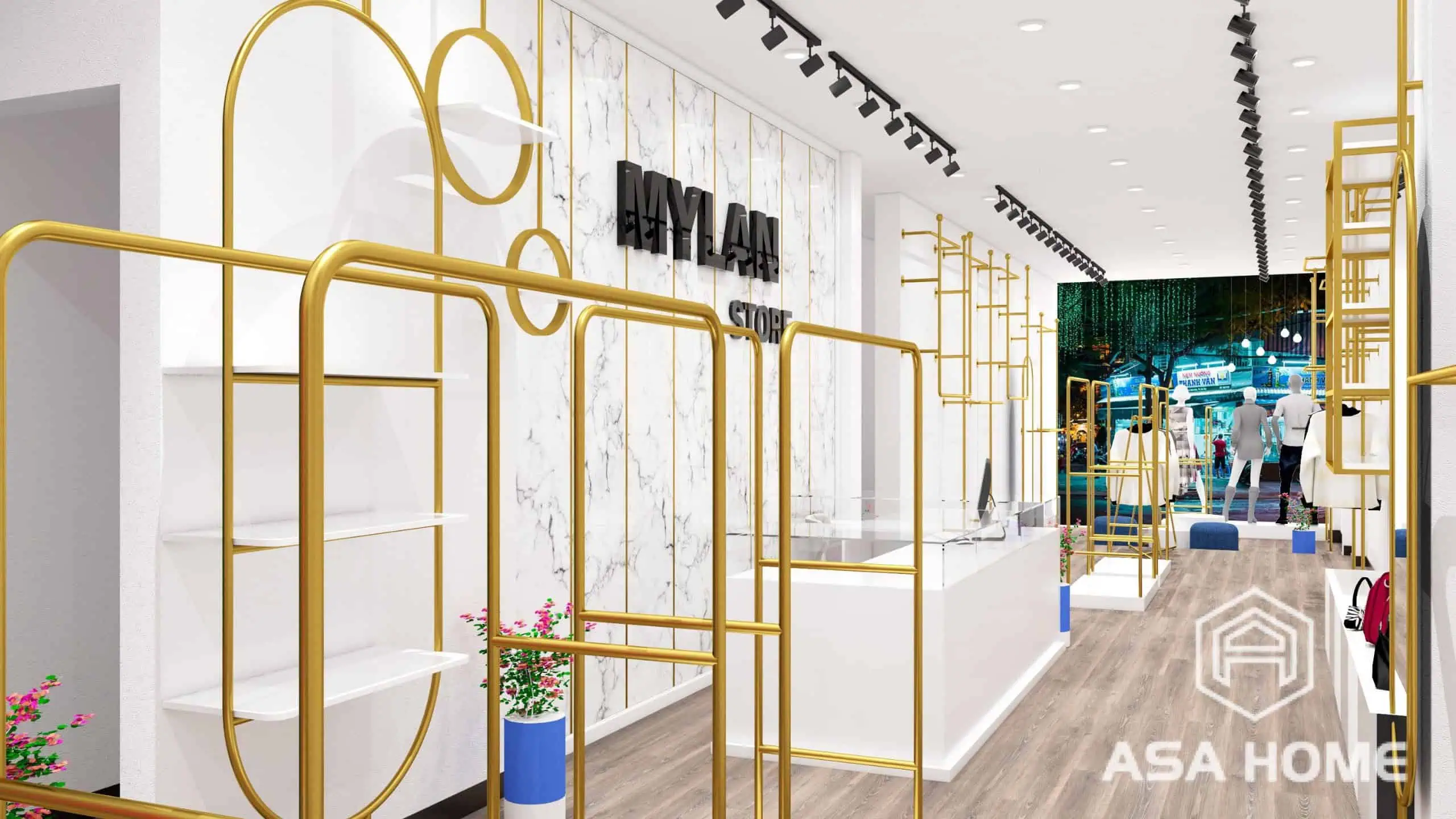 Thiết kế shop thời trang nữ