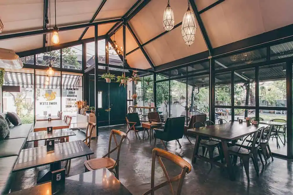Thi công quán café hoàn thiện