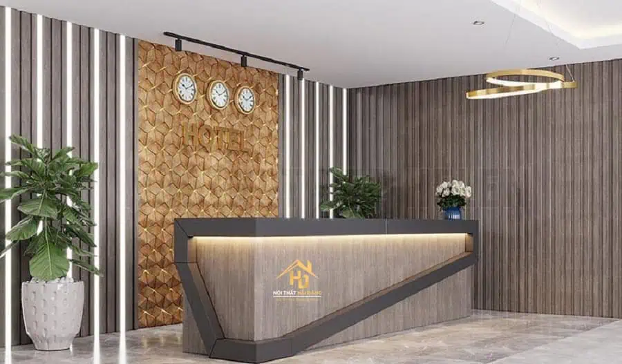 Quầy lễ tân đẹp