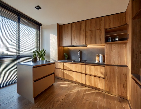 Tủ Bếp Gỗ 1 Tu Bep Go 1