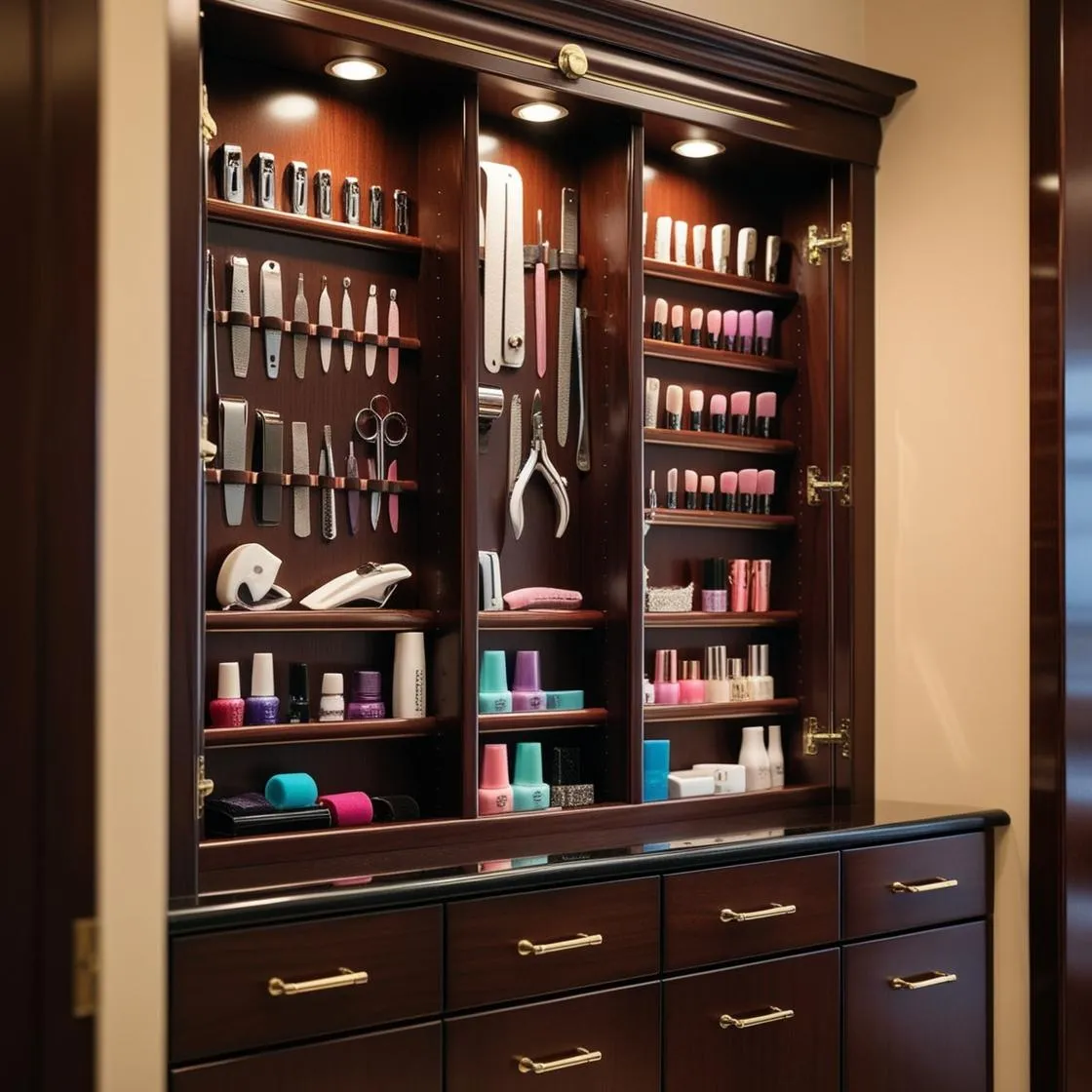 Tủ Đựng Dụng Cụ Tiệm Nail 14 tủ đựng dụng cụ tiệm nail_