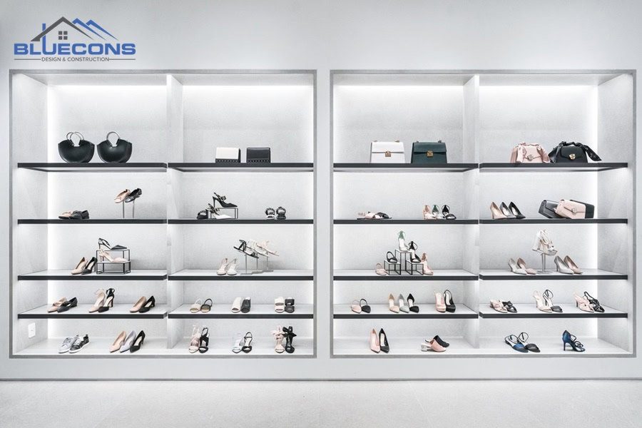 99+ mẫu kệ trưng bày túi xách đẹp, hot nhất 2024 tại Bluecons 13 Tủ đựng túi xách có đèn